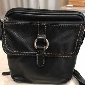 Fossil Black Leather Purse